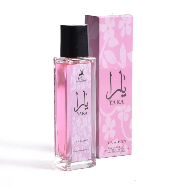 عطر جیبی زنانه مدل Yara حجم 35 میلی لیتر الحمبرا